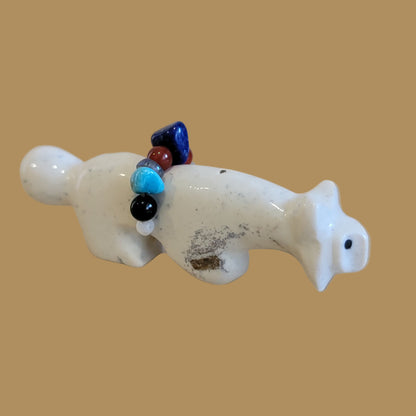 Clairvoyant Bobcat w/ Fancy Bundle Zuni Fetish