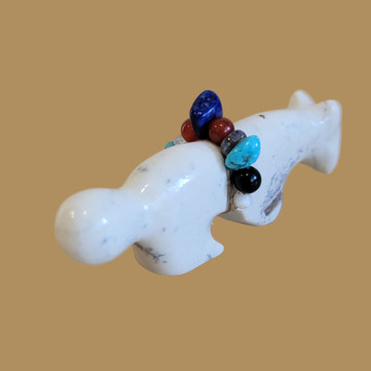 Clairvoyant Bobcat w/ Fancy Bundle Zuni Fetish