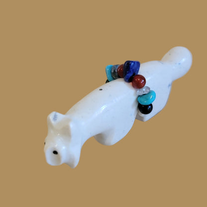 Clairvoyant Bobcat w/ Fancy Bundle Zuni Fetish