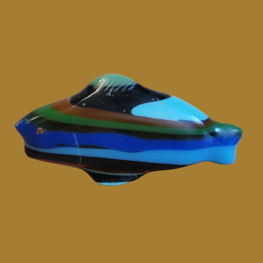 Beautiful Surfite Surfing Zuni Fetish Fish