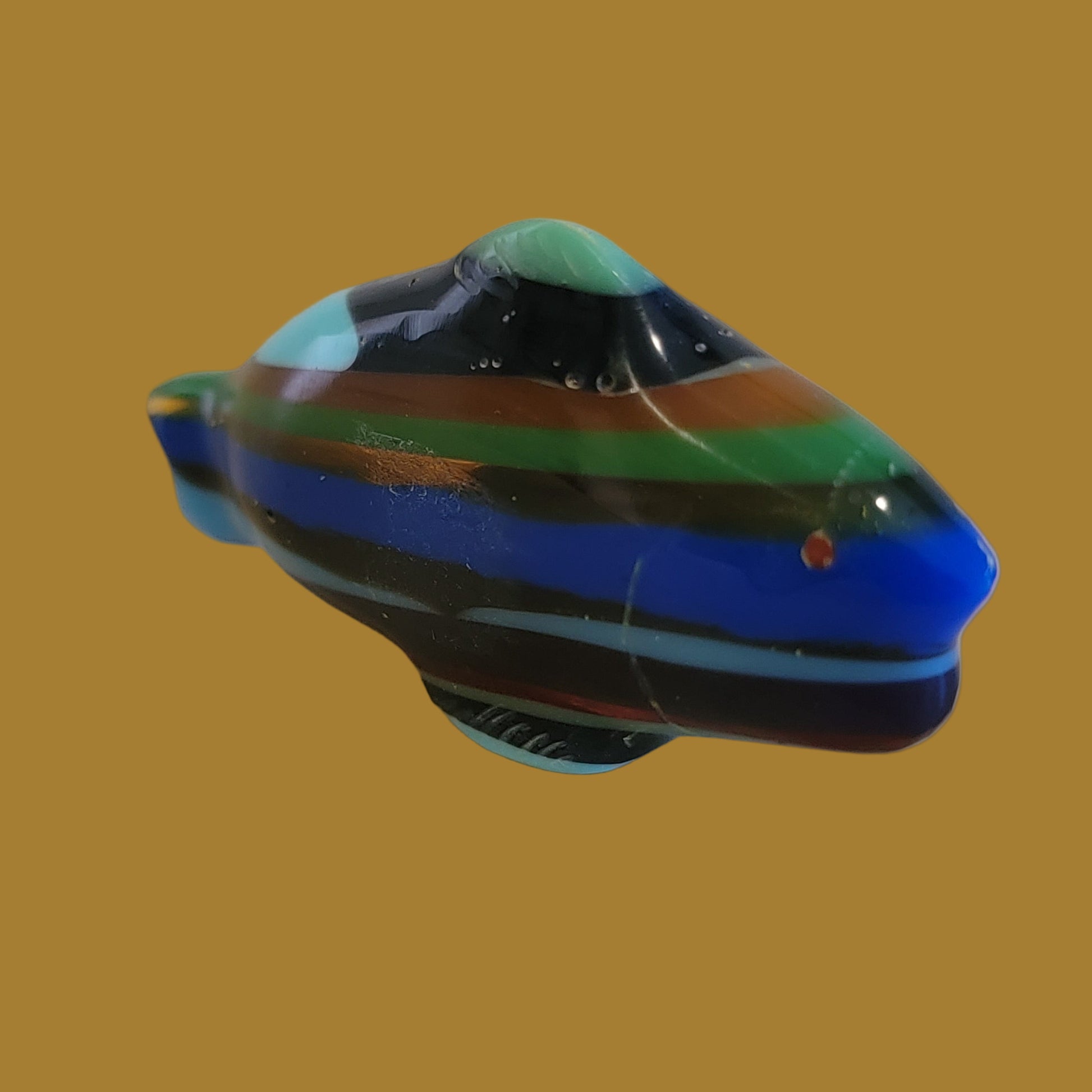 Beautiful Surfite Surfing Zuni Fetish Fish