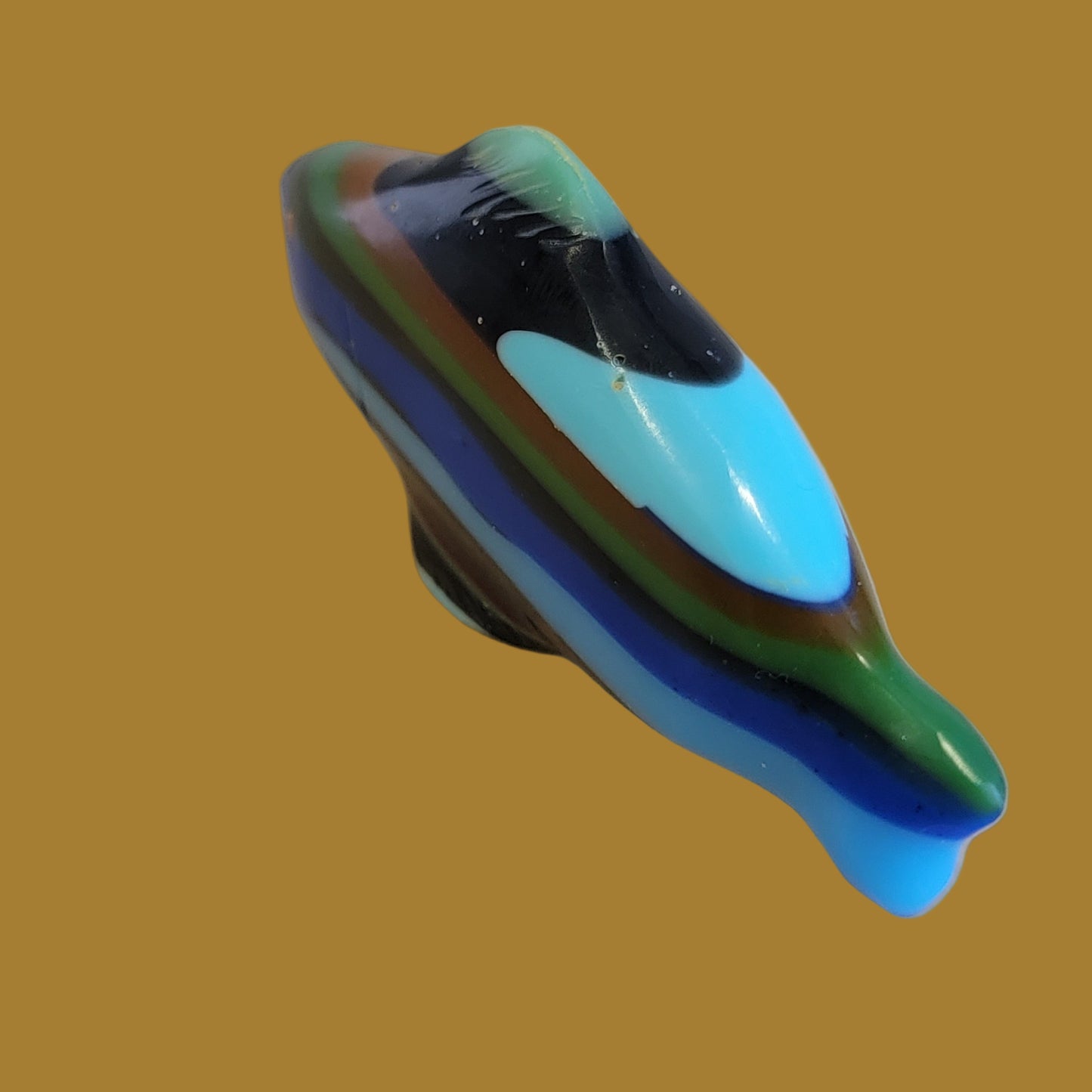 Beautiful Surfite Surfing Zuni Fetish Fish