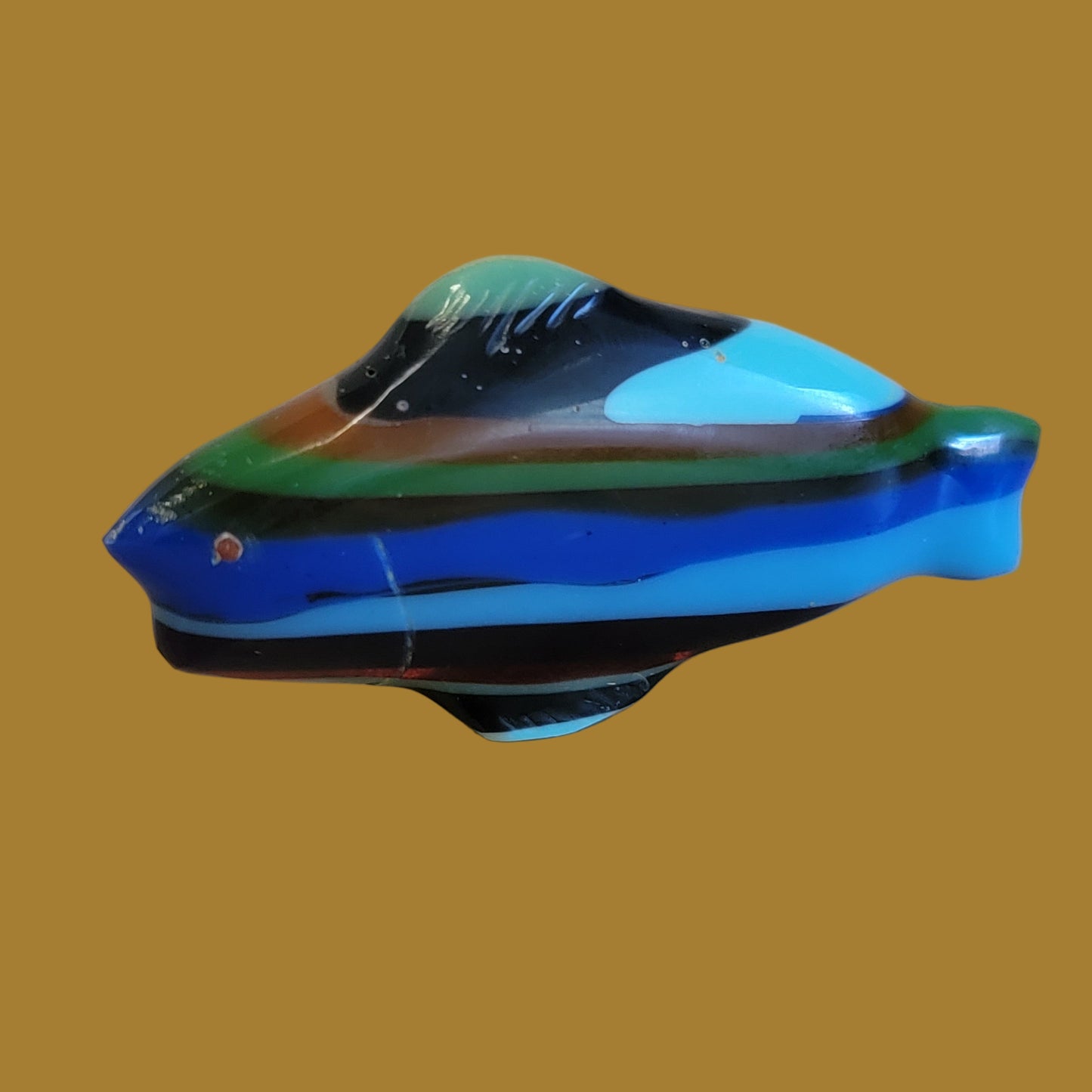 Beautiful Surfite Surfing Zuni Fetish Fish