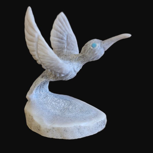 Antler Hummingbird in Flight Zuni Fetish