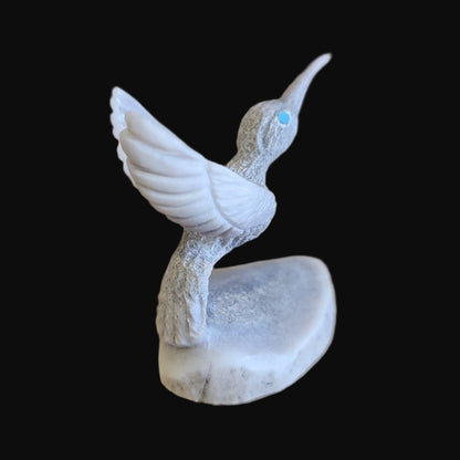 Antler Hummingbird in Flight Zuni Fetish