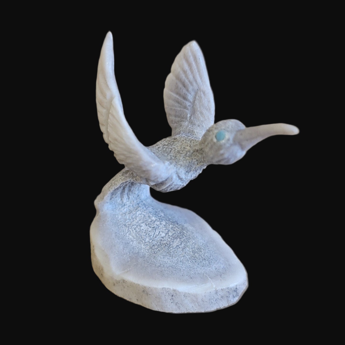 Antler Hummingbird in Flight Zuni Fetish