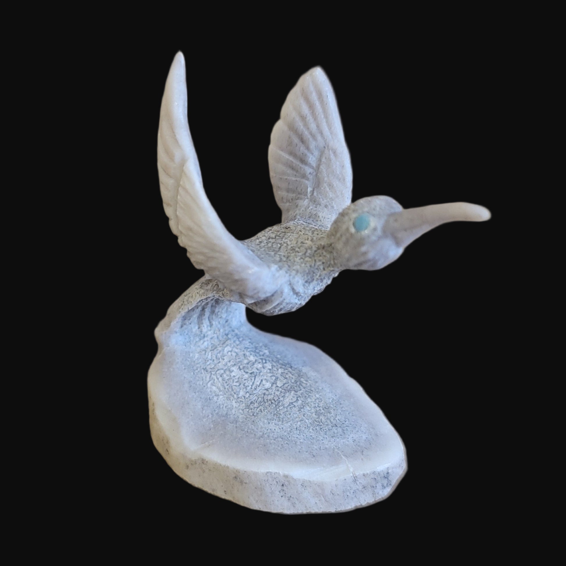 Antler Hummingbird in Flight Zuni Fetish