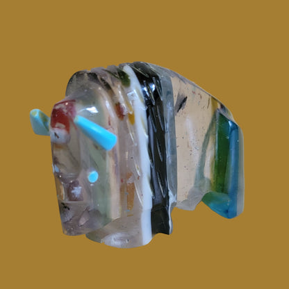 Surfite Bison/Buffalo Zuni  Fetish