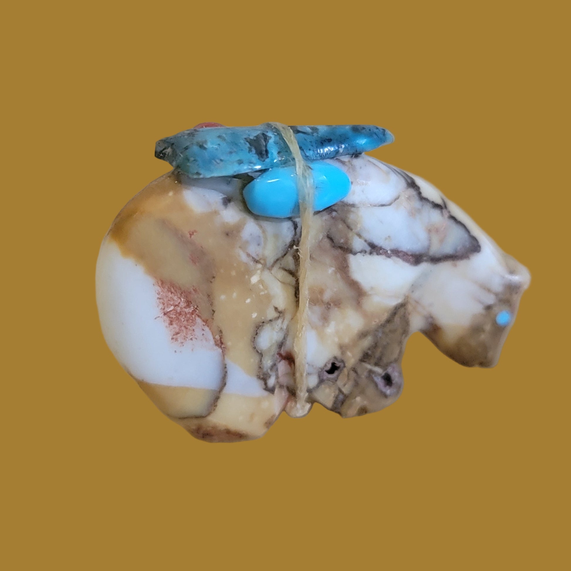 Tijillite Bear w/Pack Zuni Fetish