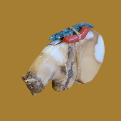 Tijillite Bear w/Pack Zuni Fetish