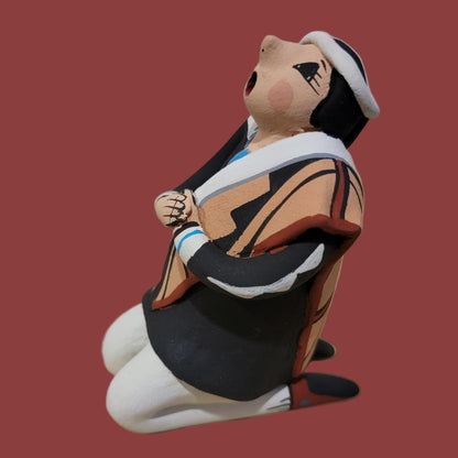 Joyce Lucero 4 Piece Jemez Pueblo Pottery Nativity Set