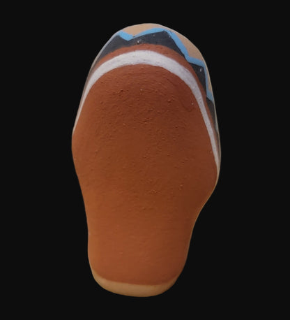 Jemez Pueblo Pottery Storyteller w/Shawl and Two Babies