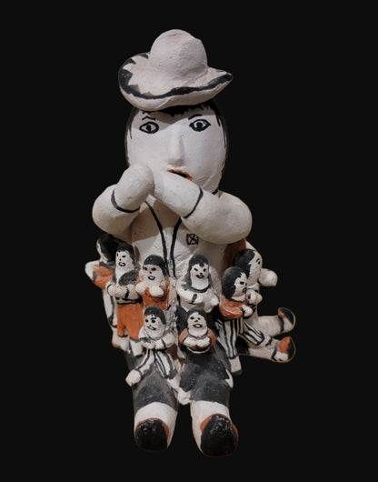 Vintage Phillip Castillo Acoma Pueblo Pottery Storyteller