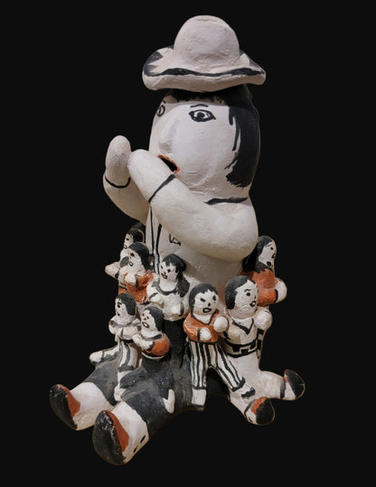 Vintage Phillip Castillo Acoma Pueblo Pottery Storyteller