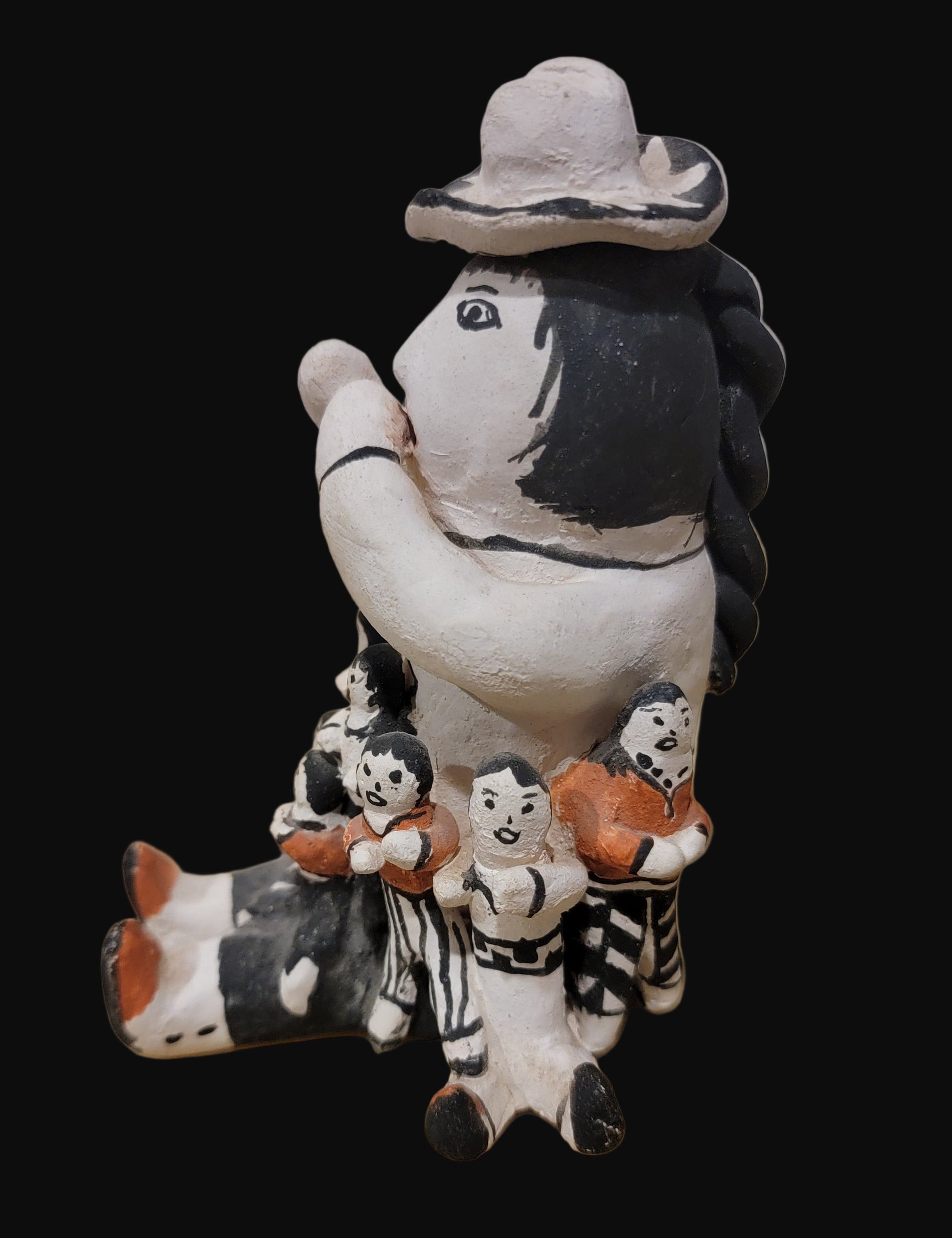 Vintage Phillip Castillo Acoma Pueblo Pottery Storyteller