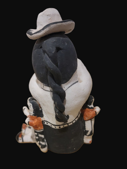 Vintage Phillip Castillo Acoma Pueblo Pottery Storyteller