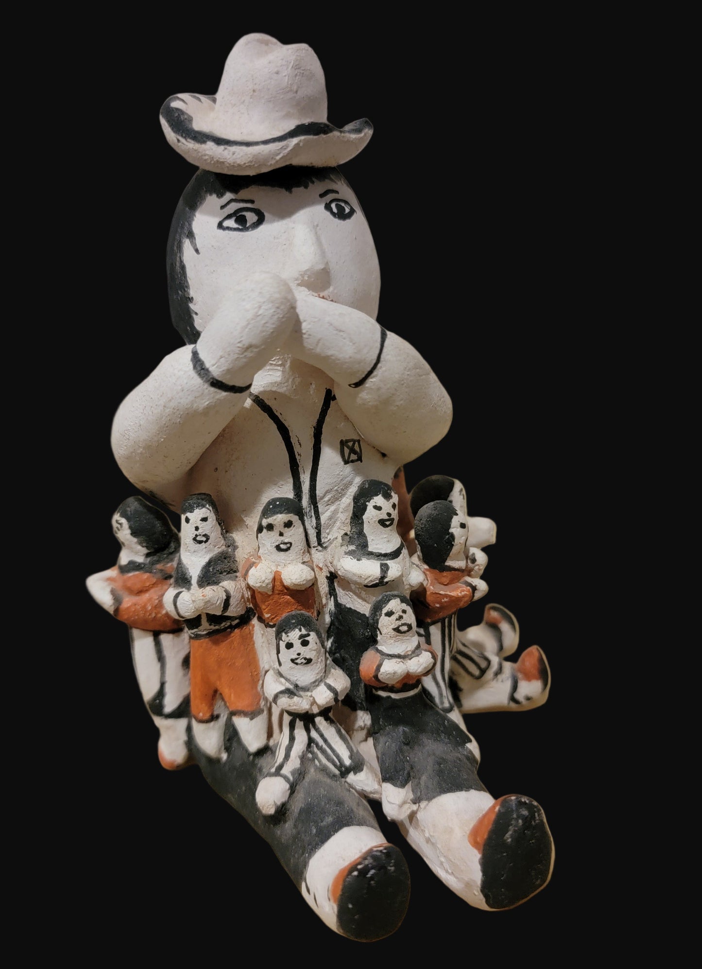 Vintage Phillip Castillo Acoma Pueblo Pottery Storyteller