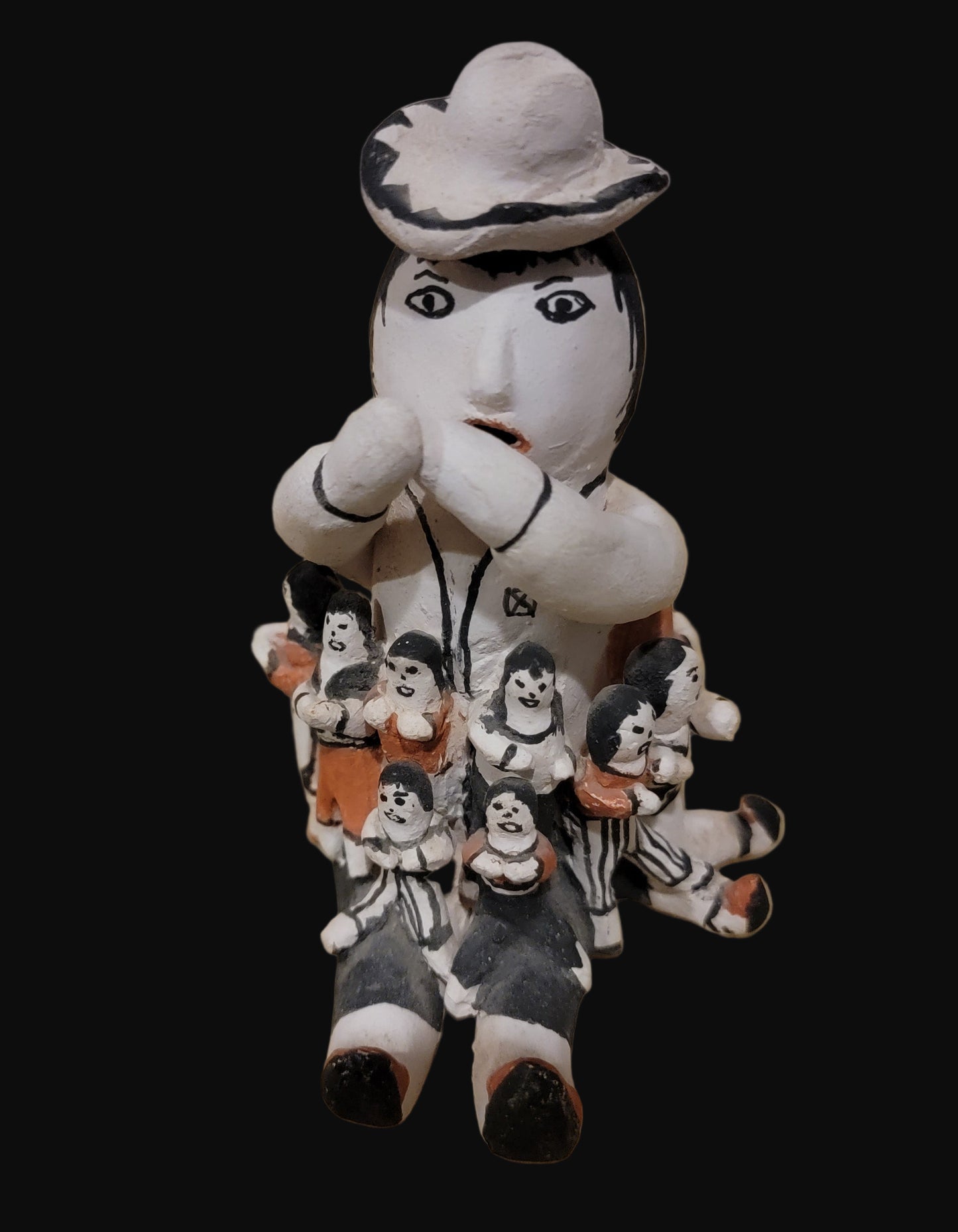 Vintage Phillip Castillo Acoma Pueblo Pottery Storyteller