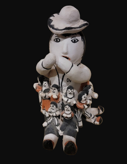 Vintage Phillip Castillo Acoma Pueblo Pottery Storyteller