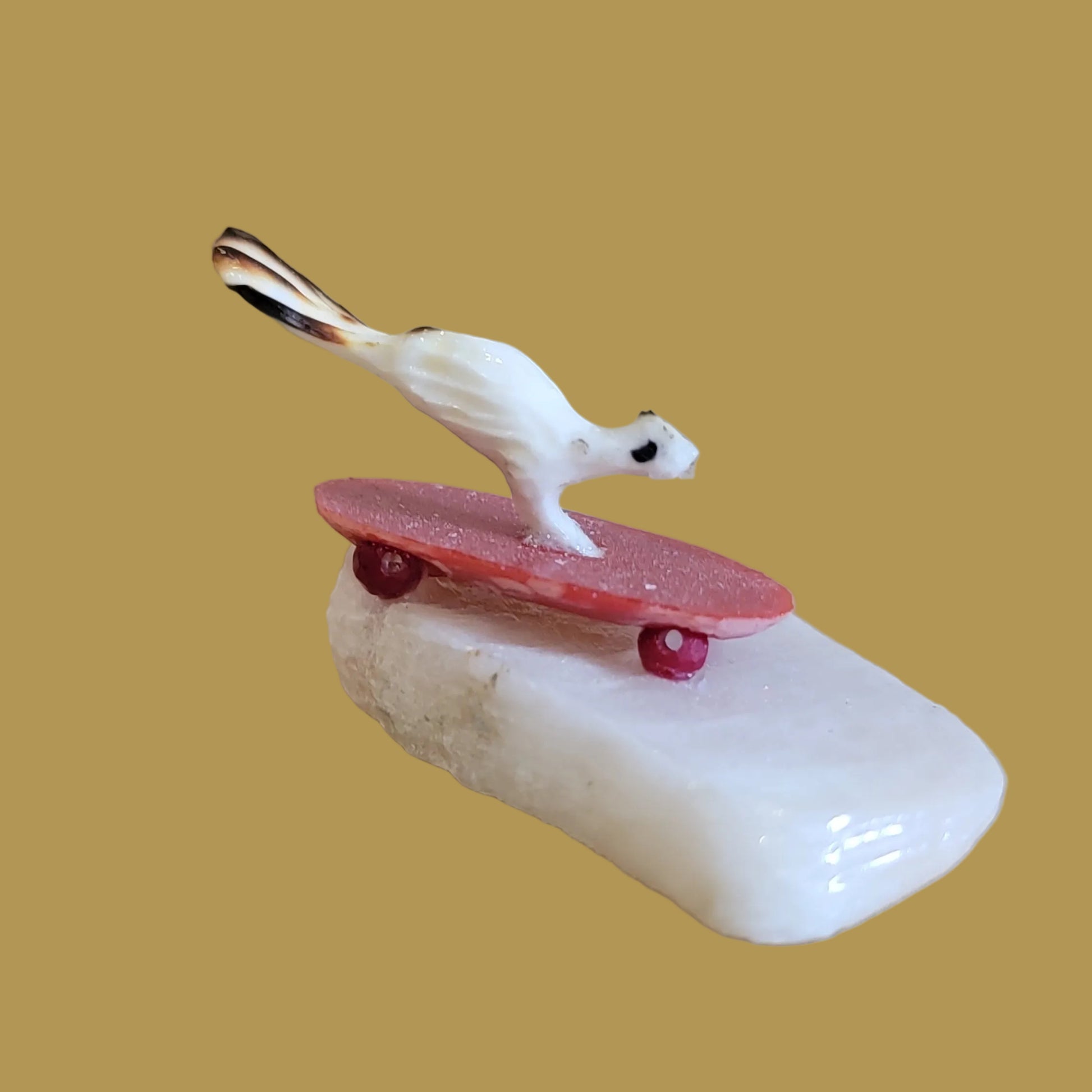 Mini Skateboarding Roadrunner Zuni Fetish