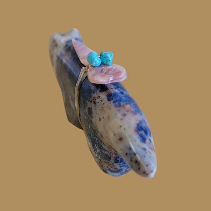 Sunset Sodalite Bobcat Zuni Fetish