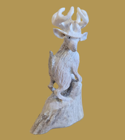 Proud Antler Buck/Deer Zuni Fetish