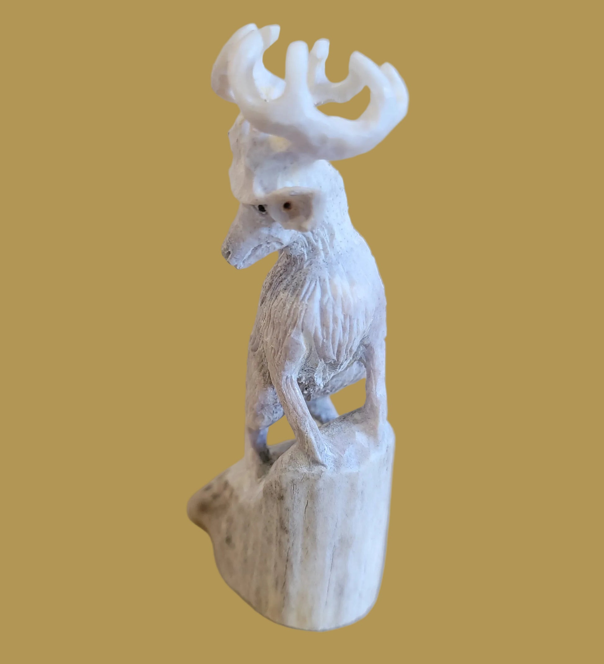 Proud Antler Buck/Deer Zuni Fetish