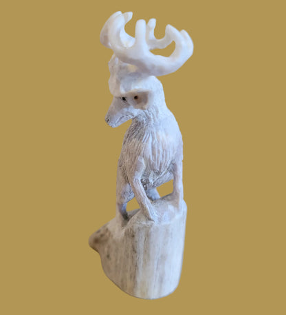 Proud Antler Buck/Deer Zuni Fetish