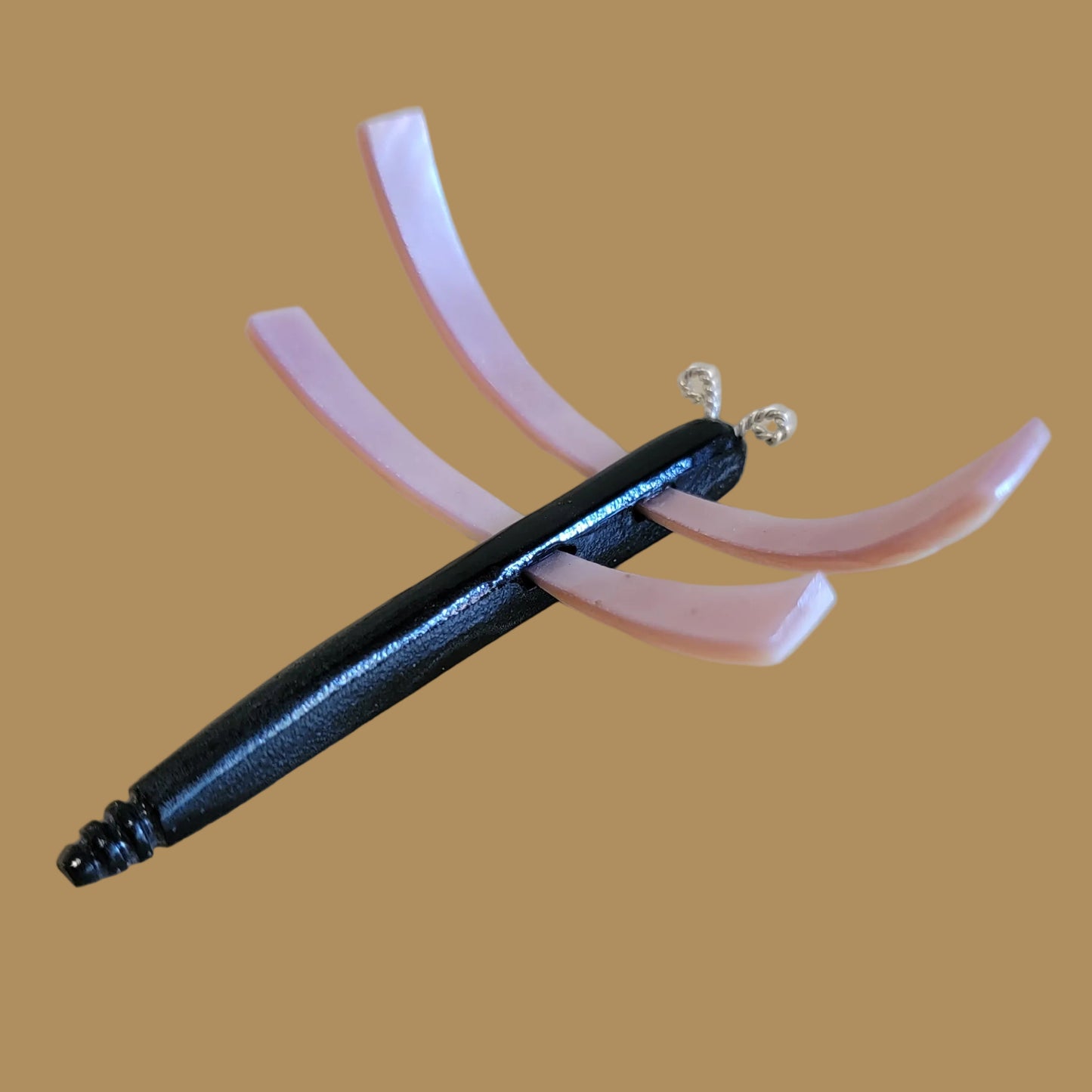 Beautiful Dragonfly w/Sterling Antennae Zuni Fetish