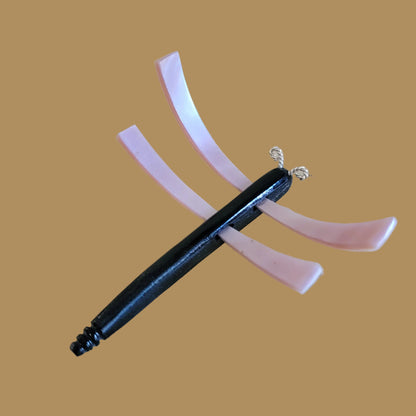 Beautiful Dragonfly w/Sterling Antennae Zuni Fetish