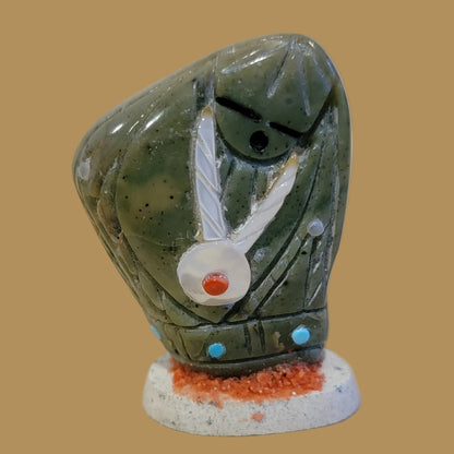 Elegant Double Sided Serpentine Maiden Zuni Fetish