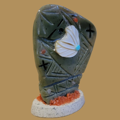 Elegant Double Sided Serpentine Maiden Zuni Fetish