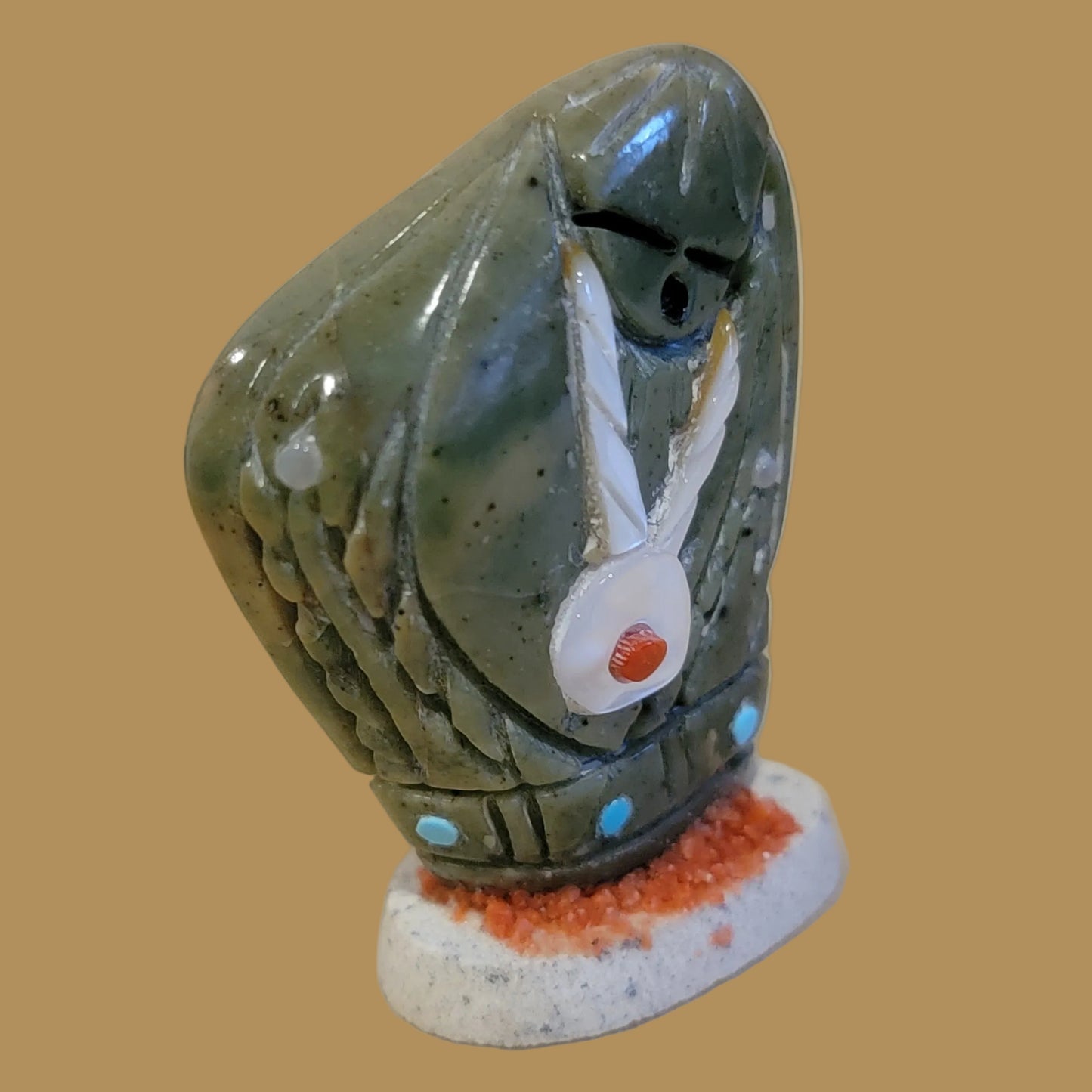 Elegant Double Sided Serpentine Maiden Zuni Fetish