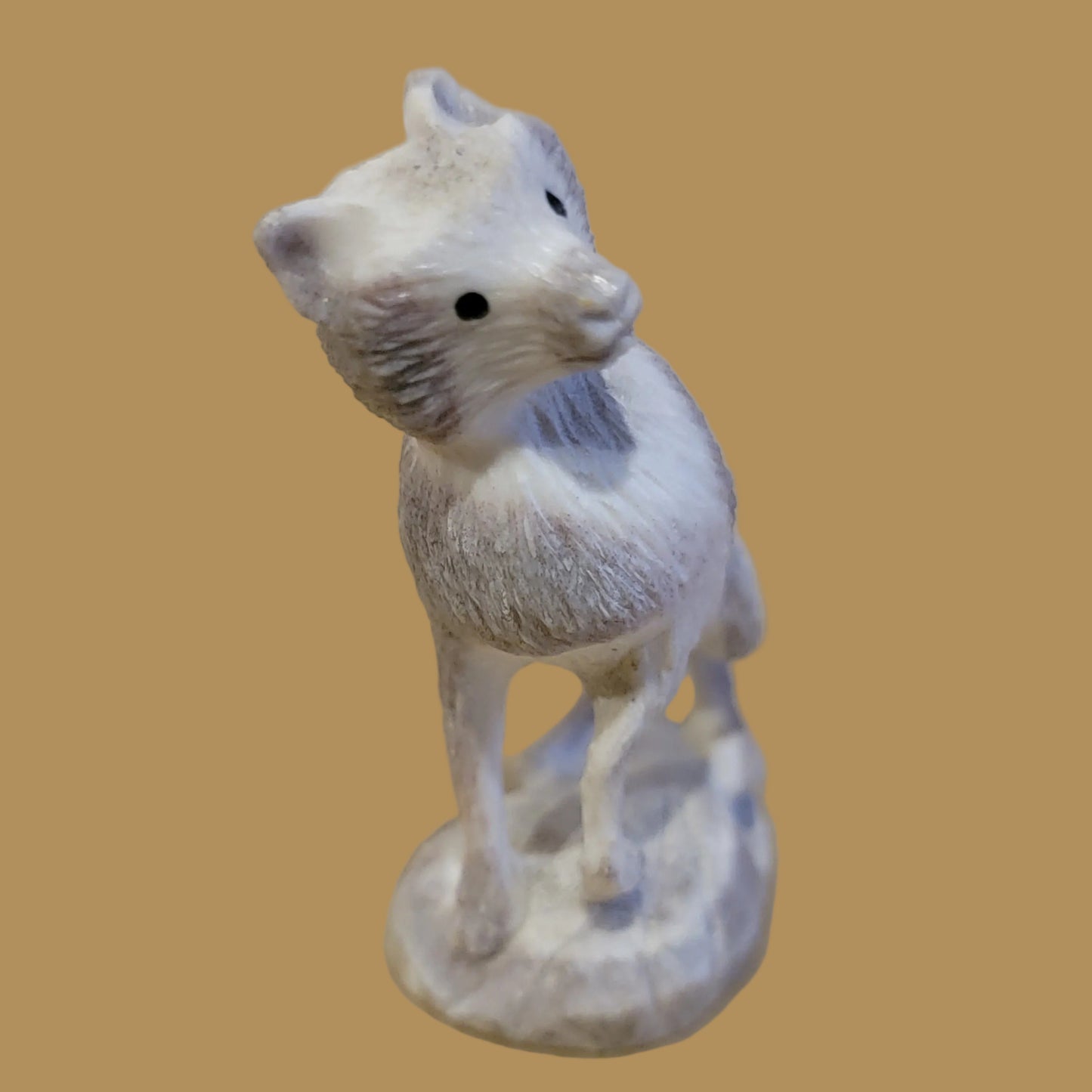 Adorable Antler Fox Zuni Fetish