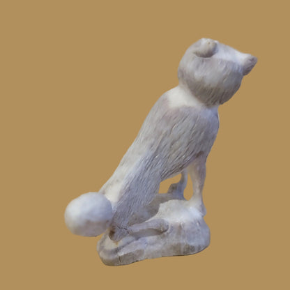 Adorable Antler Fox Zuni Fetish