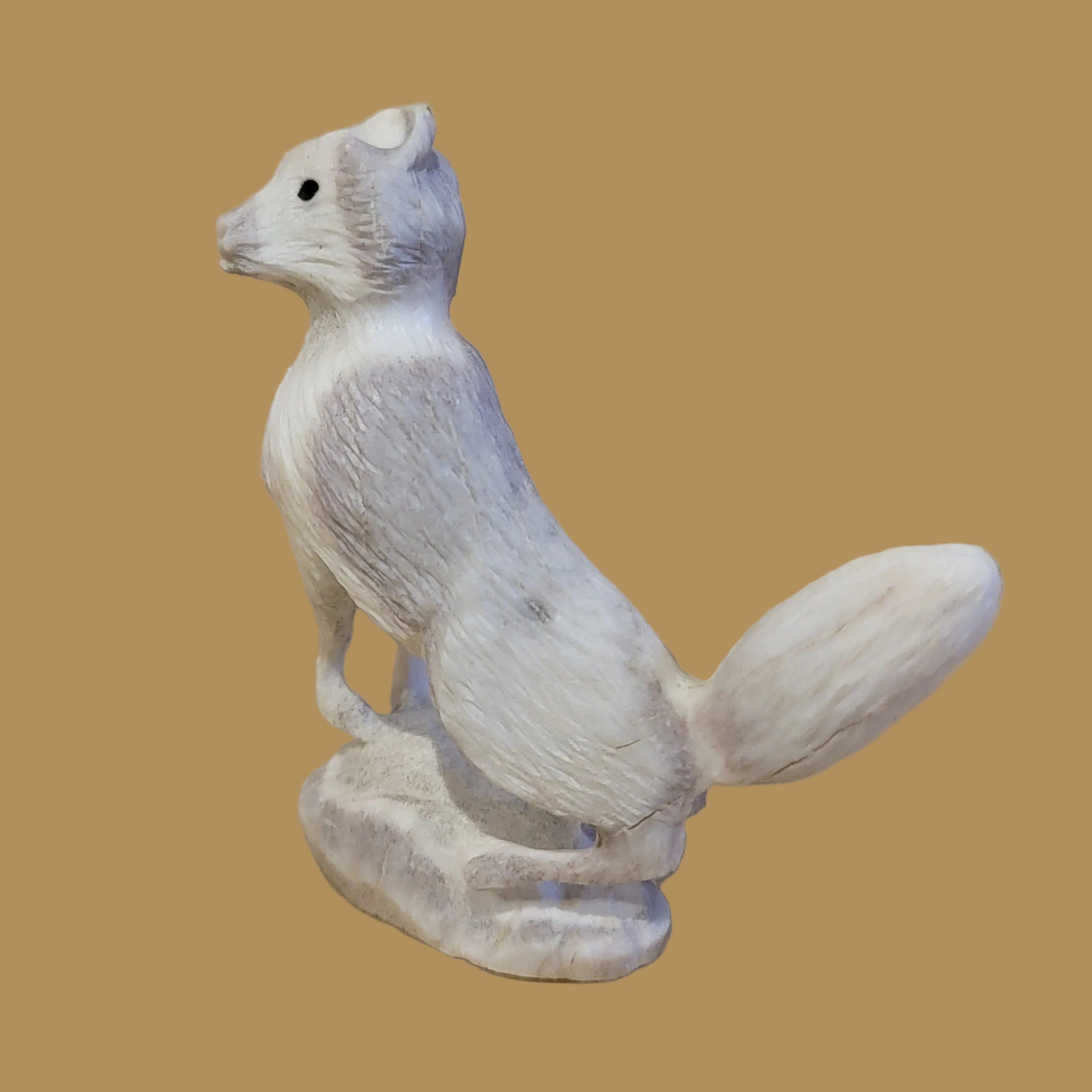 Adorable Antler Fox Zuni Fetish