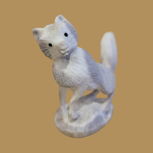 Adorable Antler Fox Zuni Fetish