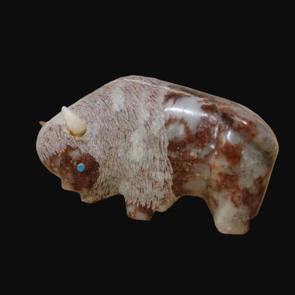 Unique Lynn Quam Onyx Bison/ Buffalo Zuni Fetish