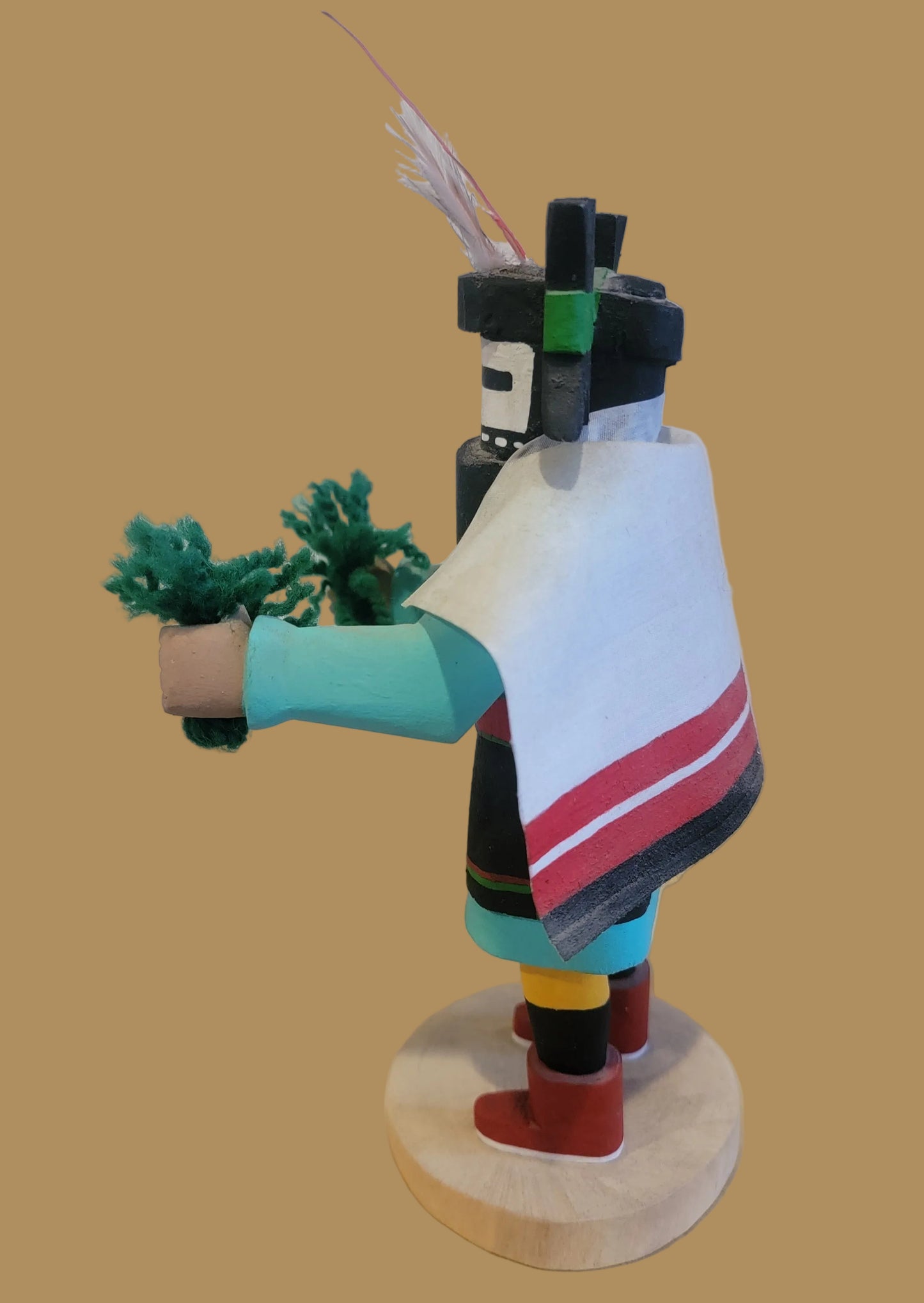 Zuni Long Haired Rain Dancer Kachina