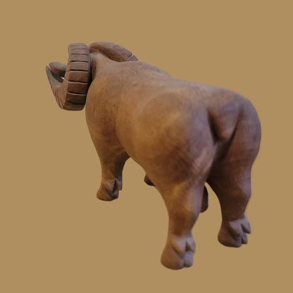 Powerful Zuni Cedar Ram Fetish/Folk Art