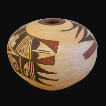 Hopi Sikyatki Style Pueblo Pottery Seed Bowl