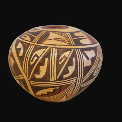 Hopi Sikyatki Style Pueblo Pottery Seed Bowl