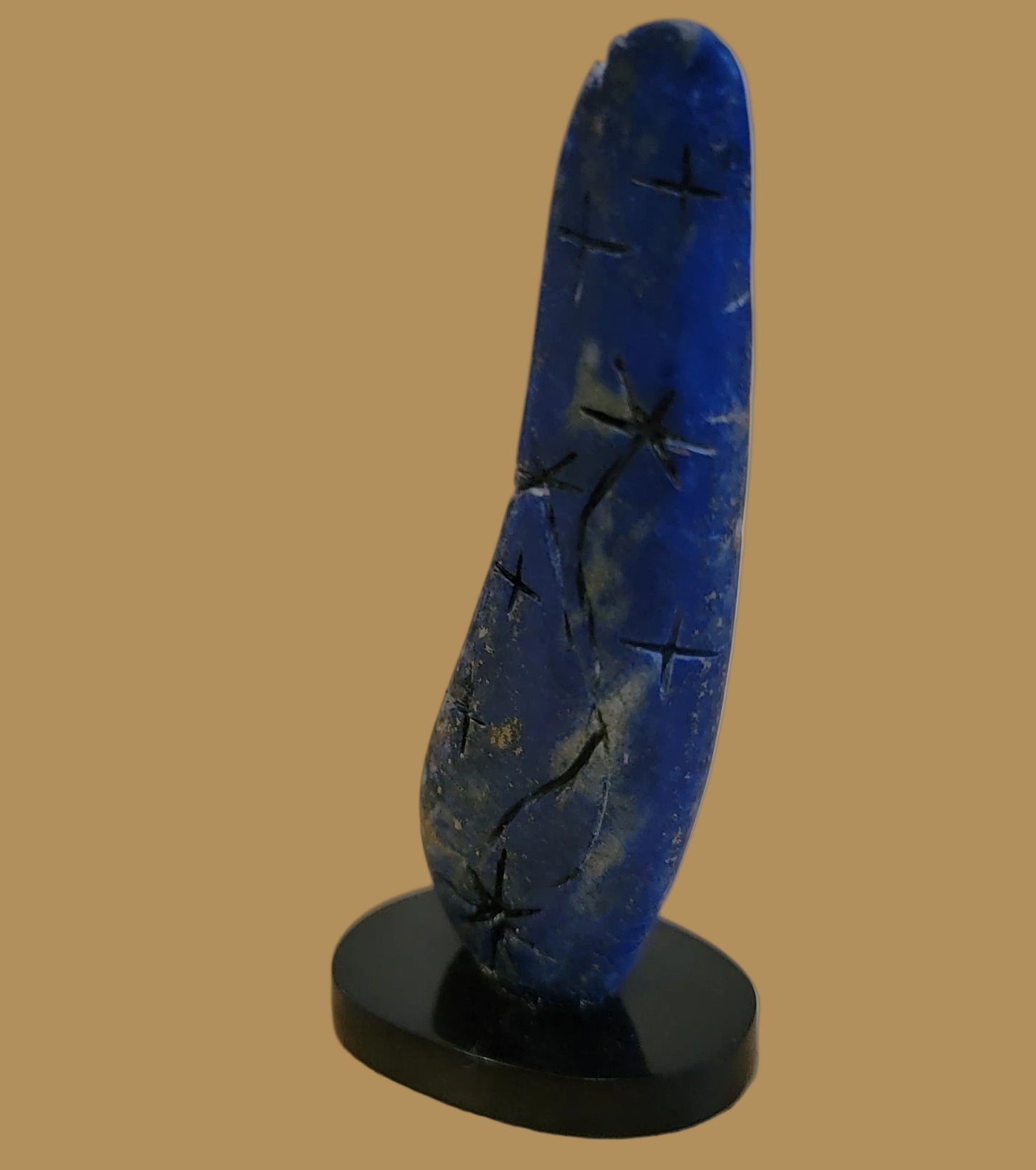 Lapis Mosaic Inlay Zuni Fetish Maiden