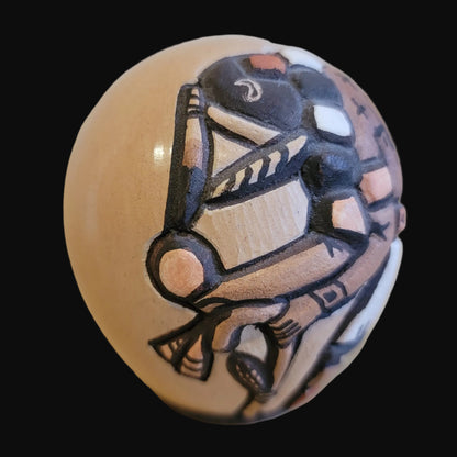 Hopi "Ogre" Pueblo Pottery Seedbowl