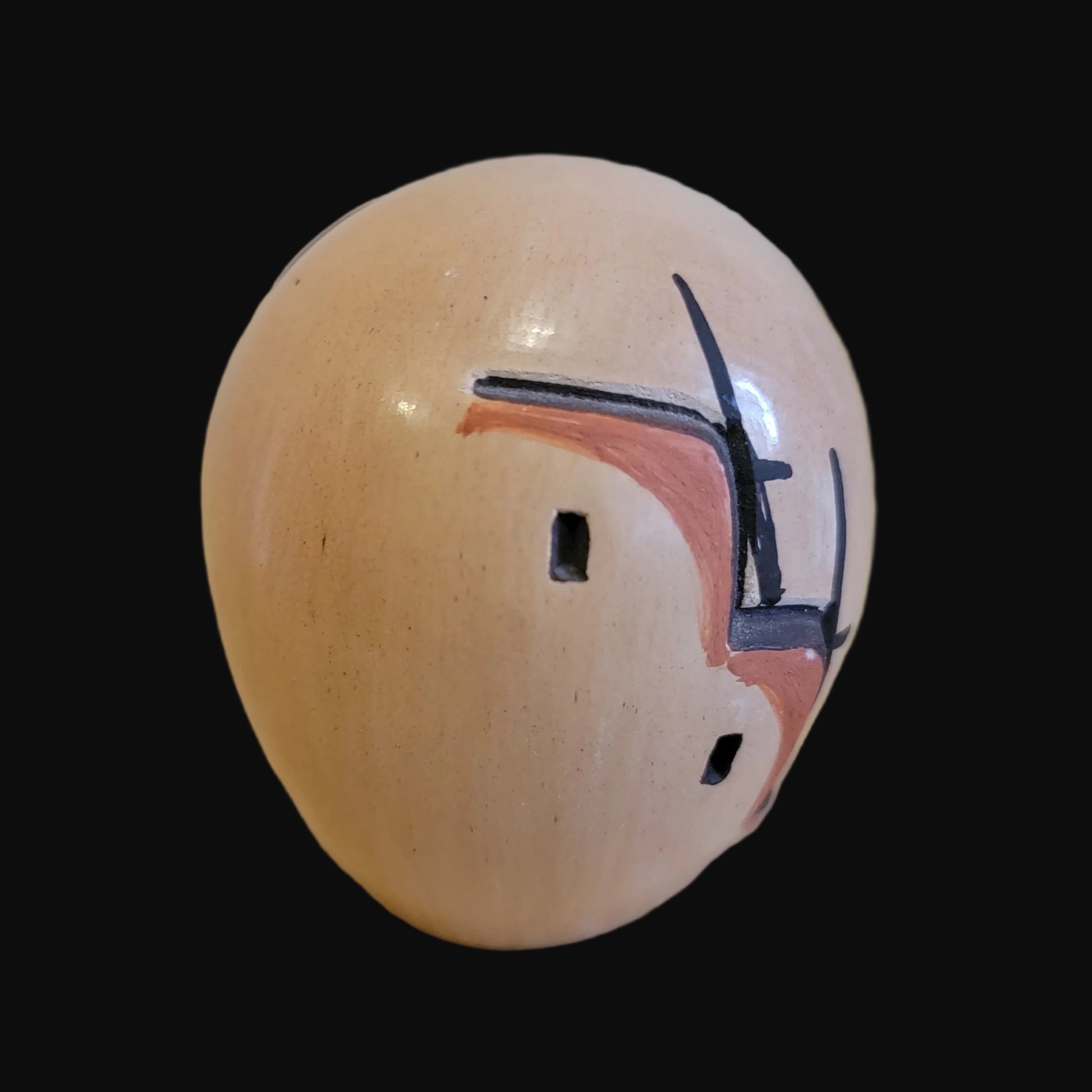 Hopi "Ogre" Pueblo Pottery Seedbowl