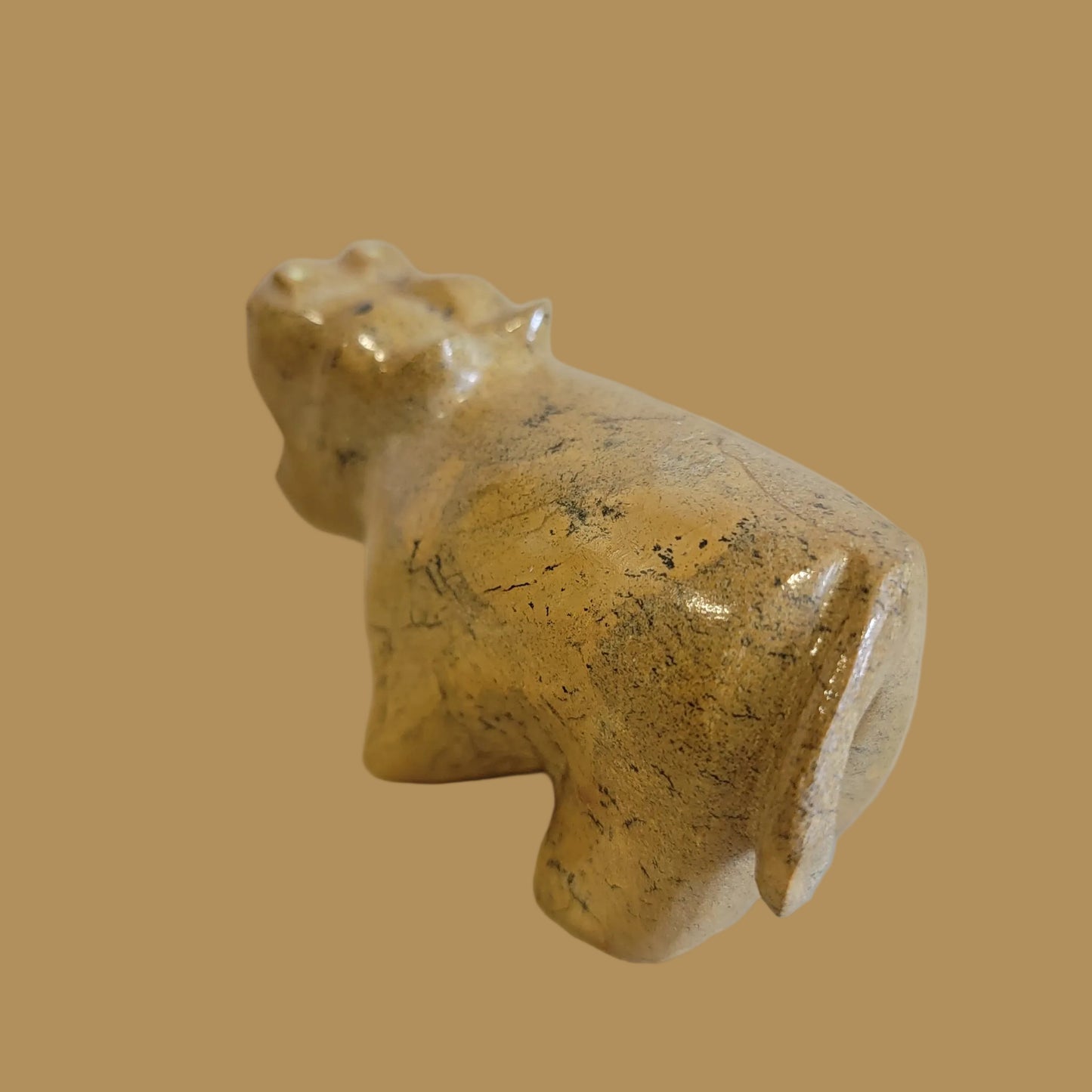 Travertine Hungry Hippo Zuni Fetish