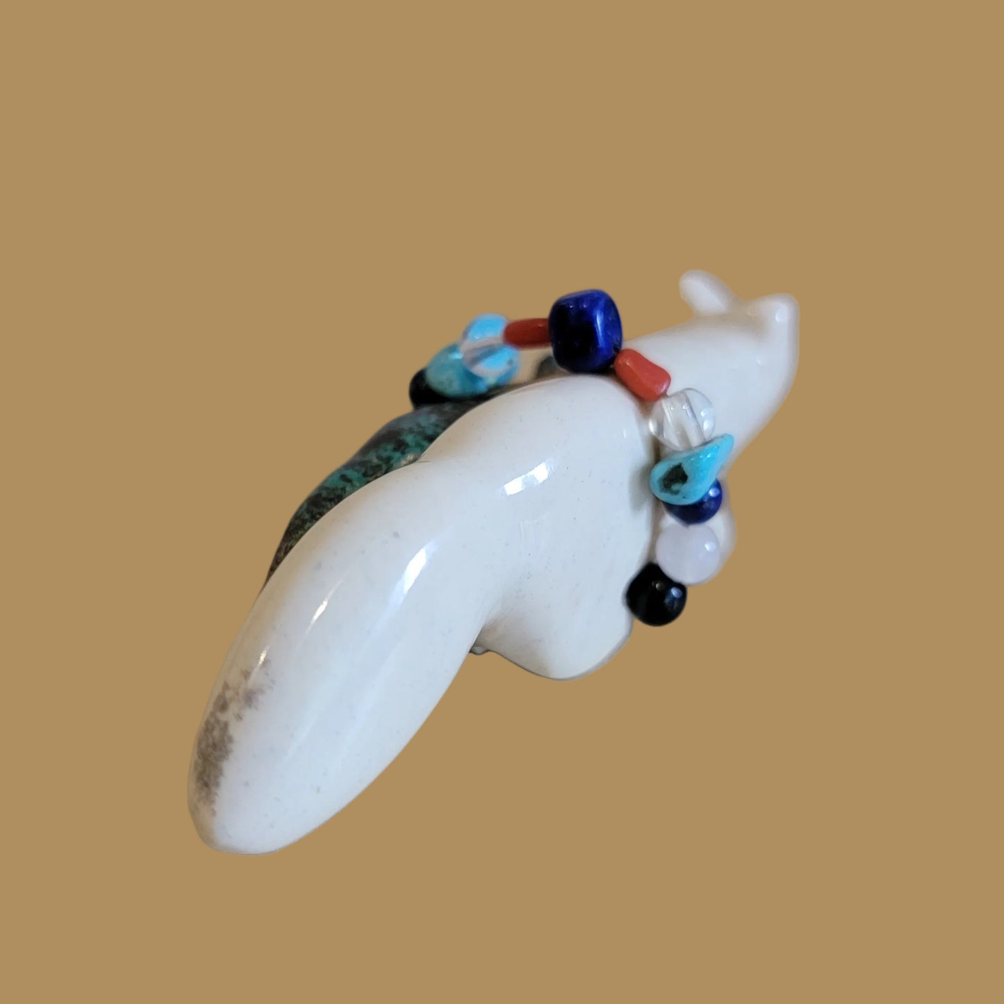 Double Serpentine and Turquoise Wolves w/ Fancy Bundle Zuni Fetish