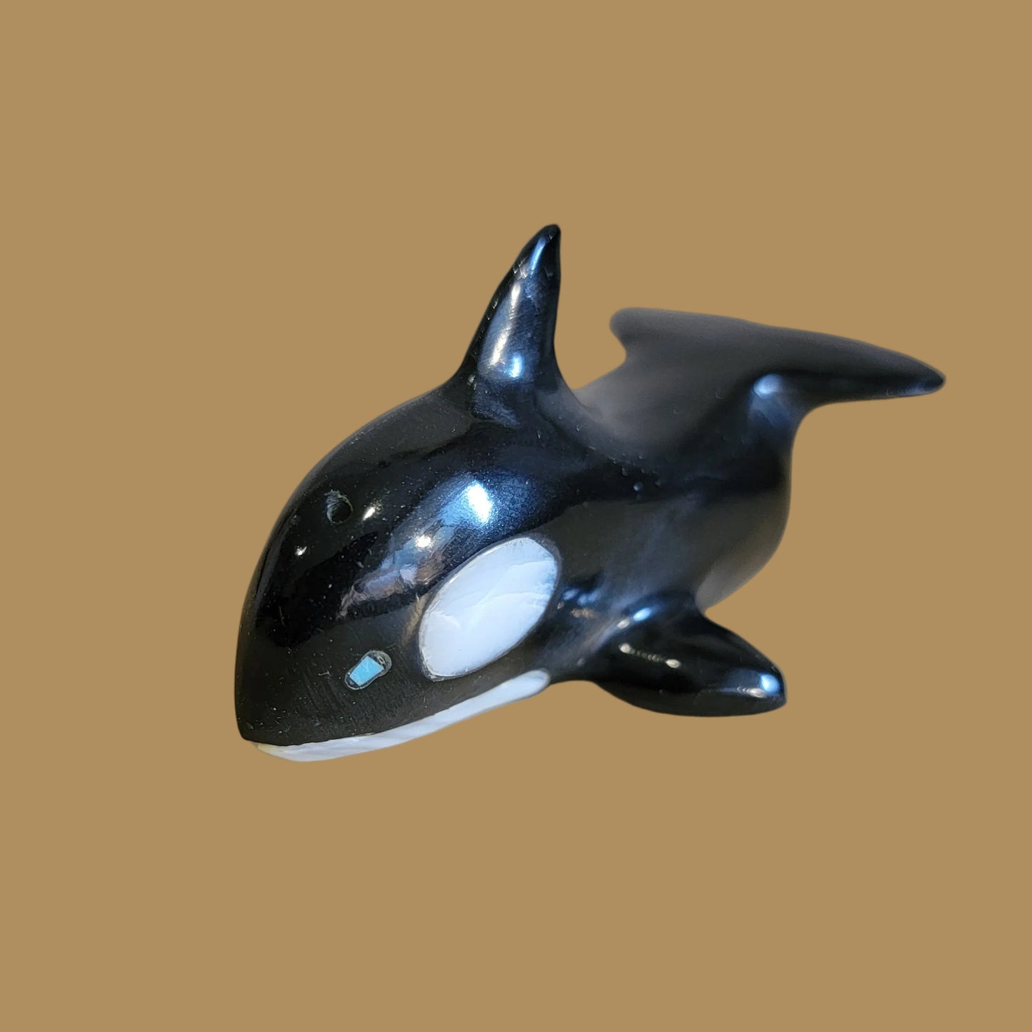 ORCA Whale Zuni Fetish