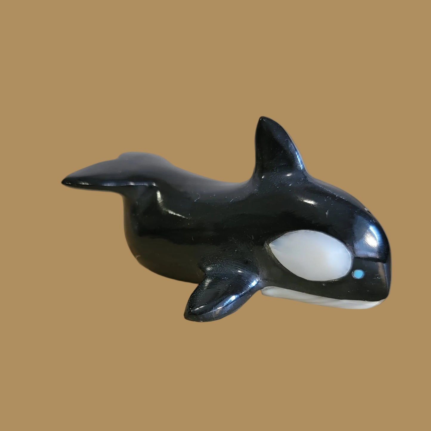 ORCA Whale Zuni Fetish