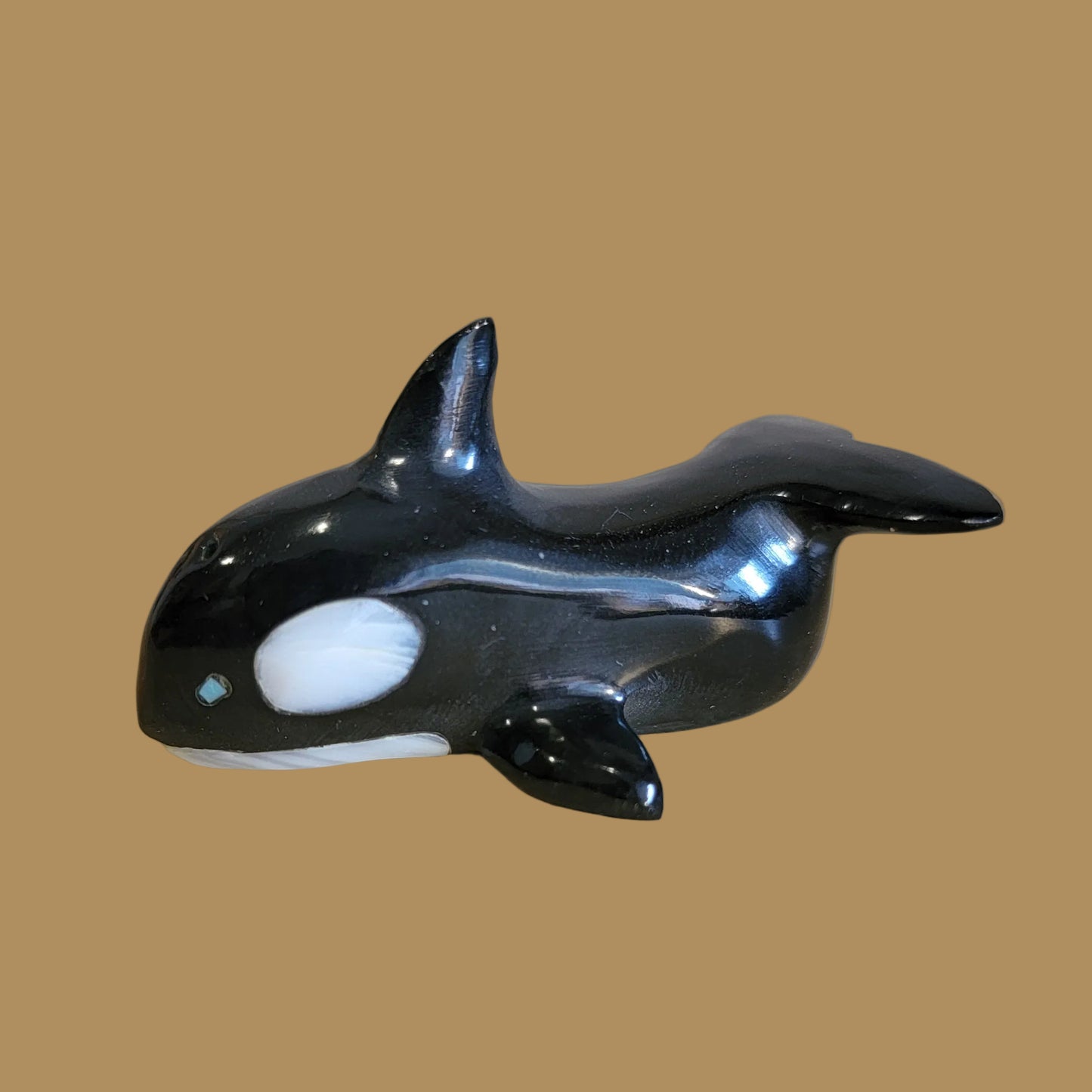 ORCA Whale Zuni Fetish